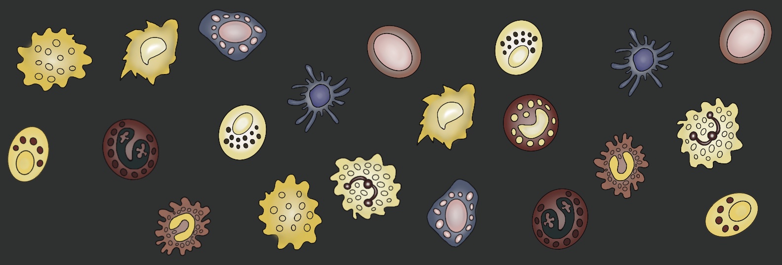 Abstract cellular landscape